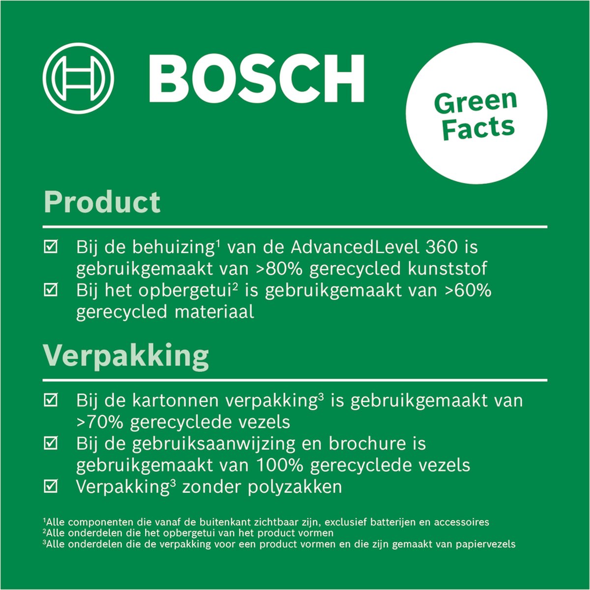 Bosch AdvancedLevel 360 - Laser à croix laser 360