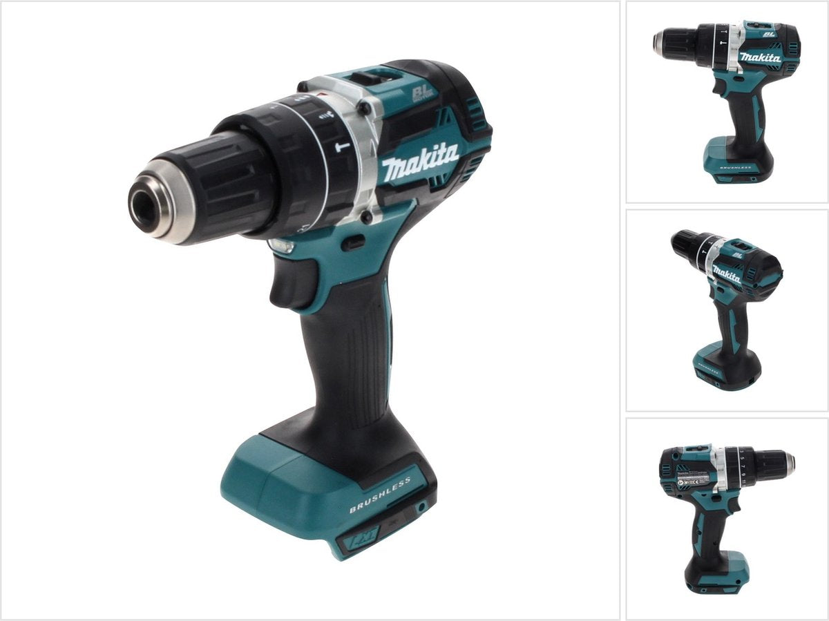 MAKITA DHP484Z Schlagbohrmaschine/Schraubendreher – 18 V – nur Gehäuse (Lieferung ohne Akku und Ladegerät)
