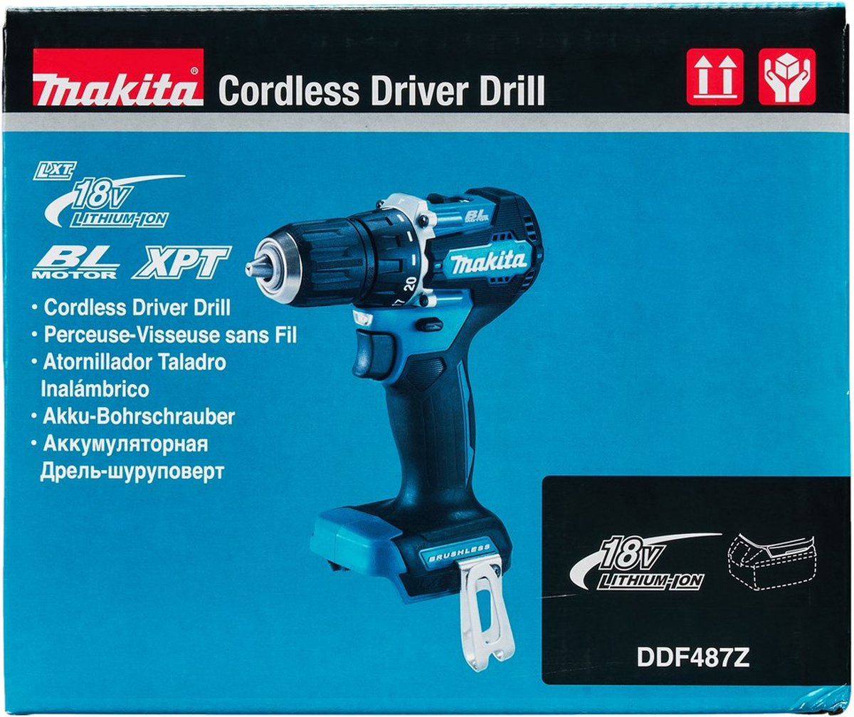 Makita - DDF487Z - 18 V - kabellos - Bohrmaschine und Schraubendreher