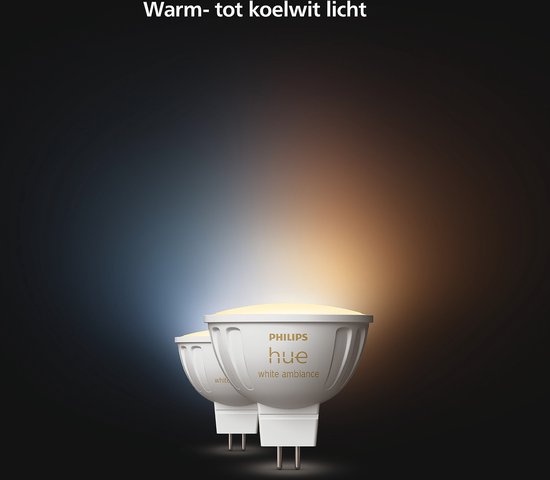 Philips Hue-Spot - White Ambiance - 2er-Pack - MR16
