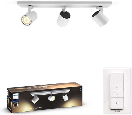 Philips Hue Runner 3-light Spot White - Éclairage intelligent avec variateur de lumière