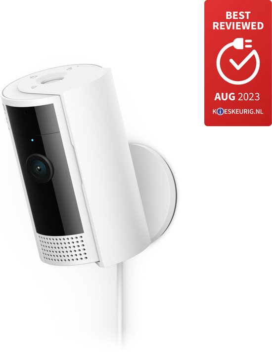 Ring Stick Up Cam Battery - Wireless Security Camera (White)
