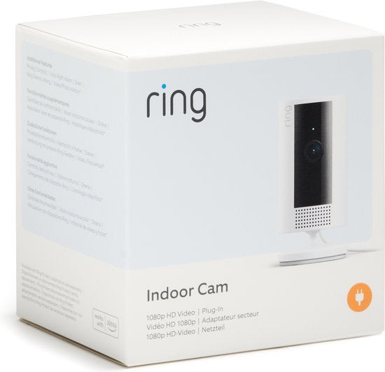 Ring Indoor Camera (2nd generation) - Blanc | Caméra de sécurité intelligente