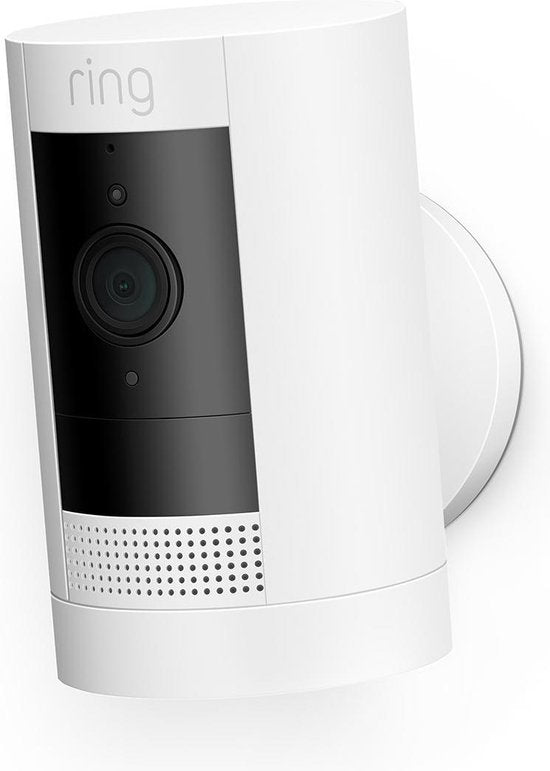 Ring Stick Up Cam Battery - Security Camera - Wireless - White