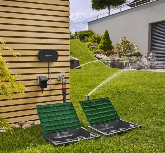 GARDENA 19035-20 19035-20 Besproeiingsbesturing werkt op het lichtnet