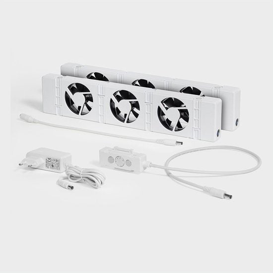 SpeedComfort Radiator Fan Duo set - Energy efficient - White