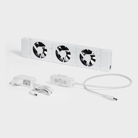 SpeedComfort Radiator Fan Mono set - Energy efficient - White