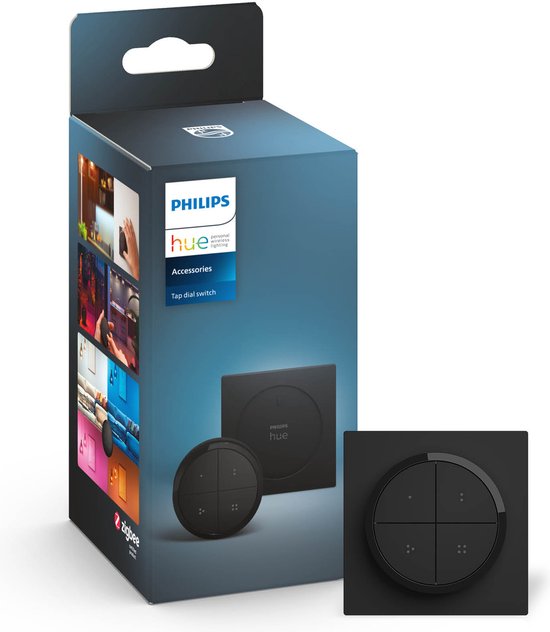 Commutateur Philips Hue Tap - commutateur rotatif - noir
