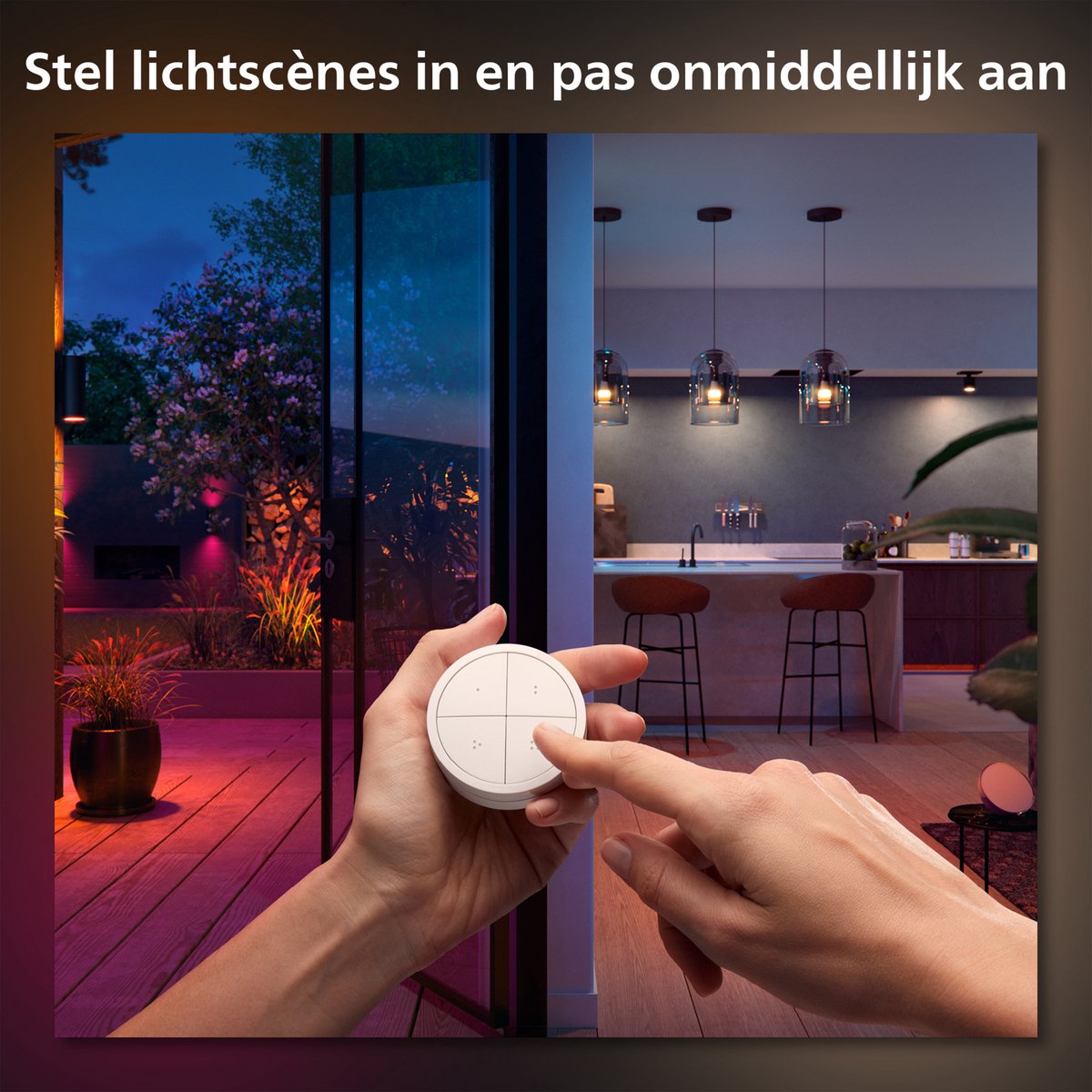 Interruptor de discagem Philips Hue Tap - interruptor rotativo - branco
