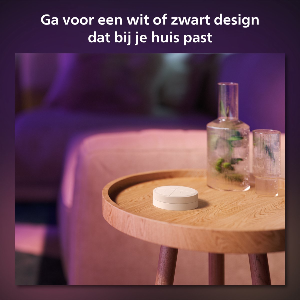 Interruptor de discagem Philips Hue Tap - interruptor rotativo - branco