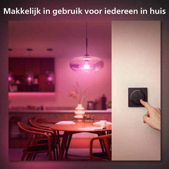 Commutateur Philips Hue Tap - commutateur rotatif - noir