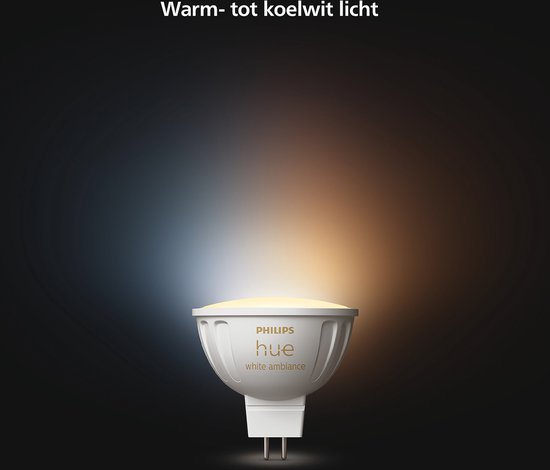 Philips Hue spot -White Ambiance - 1 pacote - MR16