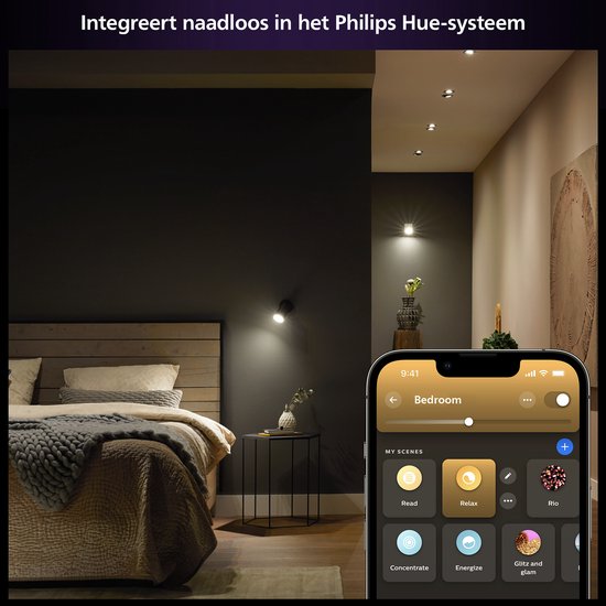 Philips Hue spot -White Ambiance - 1 pacote - MR16