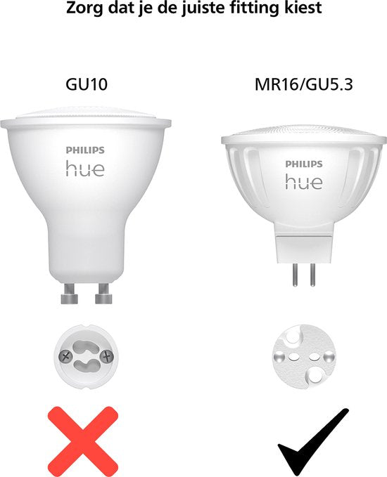 Philips Hue spot -White Ambiance - 1 pacote - MR16