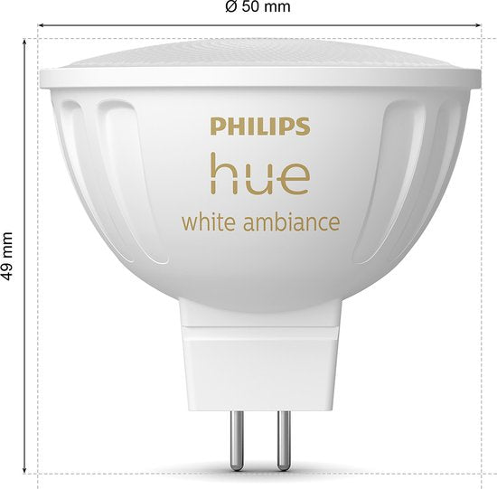 Philips Hue spot -White Ambiance - 1 pacote - MR16
