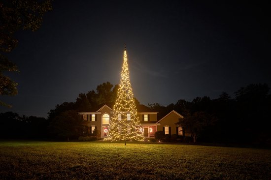Fairybell Smart Magic Vlaggenmast Kerstboom – 8 m – 1500 LED