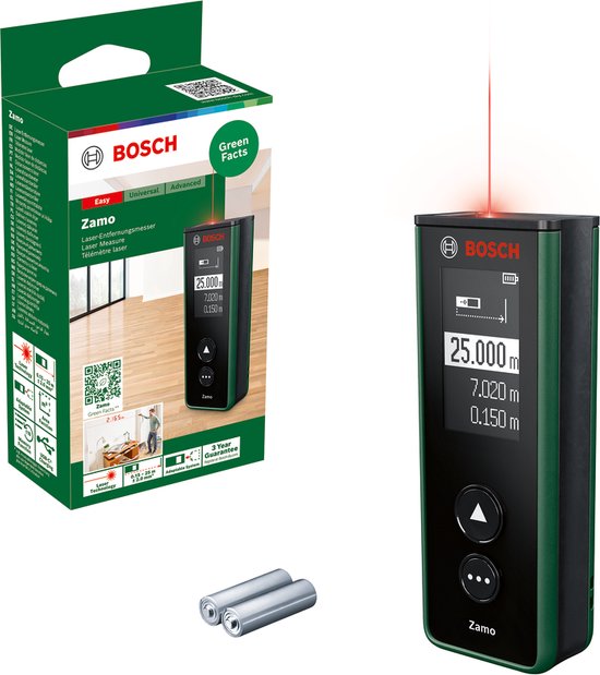Bosch Zamo - Medidor de distância a laser - Incluindo baterias