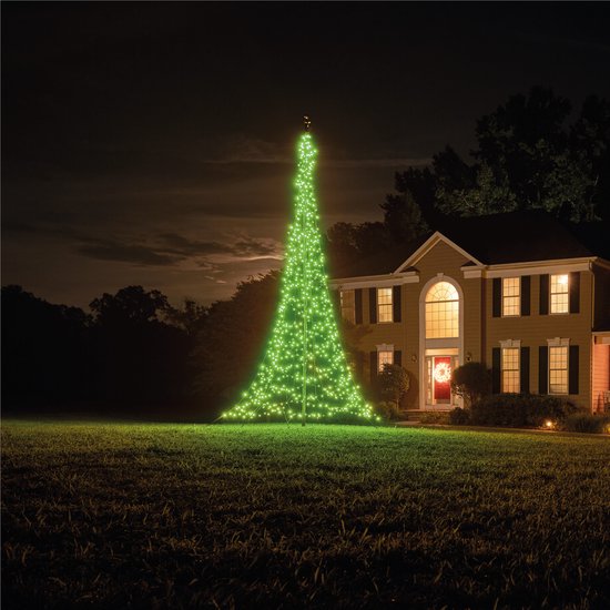 Fairybell Smart Magic Vlaggenmast Kerstboom – 400cm– RGBW LED