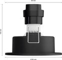 Philips Hue Centura recessed spotlight - White and Color Ambiance - 3-pack - black - round - Bluetooth
