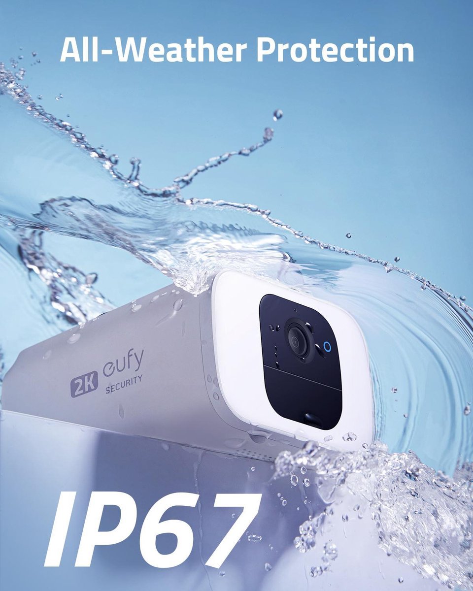 eufy Solocam S40 – Solar Spotlight Beveiligingscamera 2K (incl. zonnepaneel)