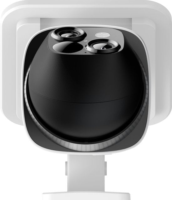 eufy Security S340 Solocamera – SoloCam - Draadloze 3K beveiligingscamera voor buiten met dual-lens, 360° dekking, geïntegreerd zonnepaneel, AI-bewegingsdetectie, compatibel met Alexa en Google Assistant