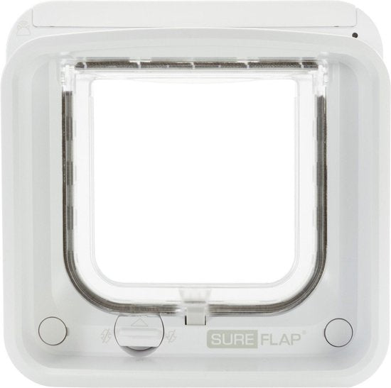 SureFlap Microchip Kattenluik Connect Bundel - Kattenluik - Wit - 14,2 x 12 cm