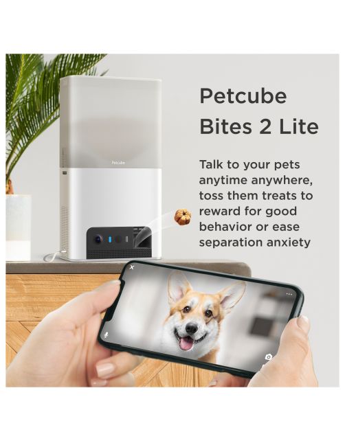 Petcube Bites 2 Lite – HD Huisdiercamera & Treat Dispenser
