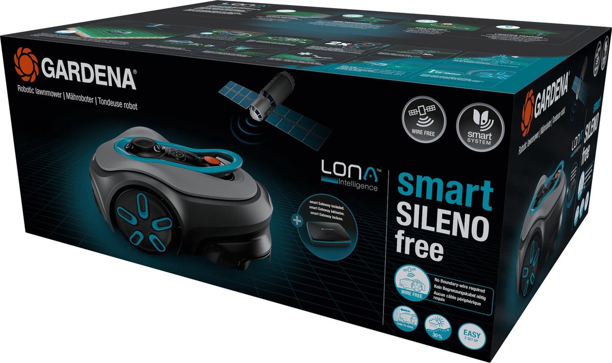 GARDENA smart SILENO max 1200 (Duo Connect) Robotmaaier