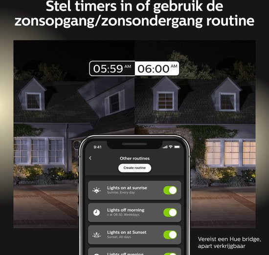 Philips Hue Discover verstraler - wit en gekleurd licht - zwart